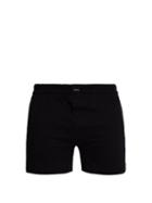 Matchesfashion.com A.p.c. - Logo Patch Cotton Boxer Shorts - Mens - Black