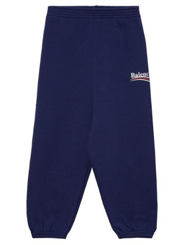 Balenciaga Kids Unisex Cotton-blend Track Pants