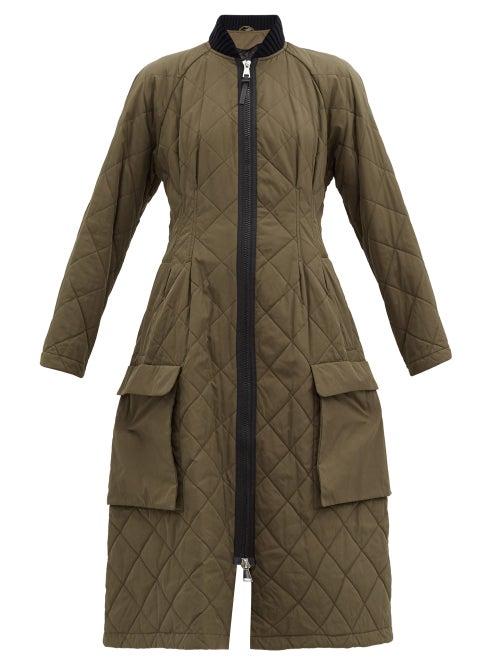 Matchesfashion.com Weekend Max Mara - Afoso Coat - Womens - Khaki