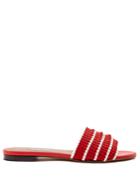 Tabitha Simmons Sprinkles Pleat Slides