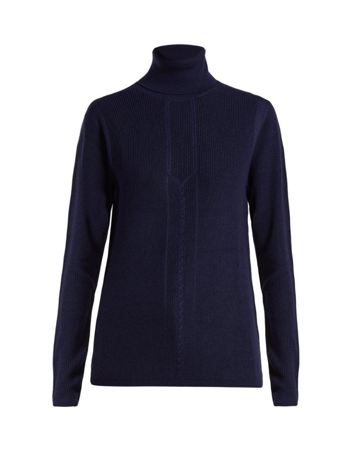 Falke Evelyn Roll-neck Wool-blend Sweater