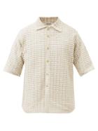 Auralee - Drop-shoulder Cotton-crochet Shirt - Mens - Cream