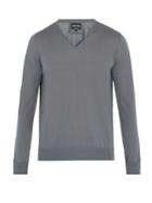 Giorgio Armani V-neck Wool Sweater