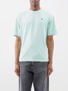 Acne Studios - Face-patch Cotton-jersey T-shirt - Mens - Green