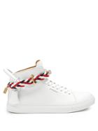 Buscemi 100mm Weave High-top Leather Trainers