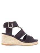 A.p.c. Bali Suede Wedge Espadrilles