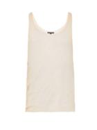 Matchesfashion.com Ann Demeulemeester - Skinny Knit Mohair Blend Vest - Mens - Beige