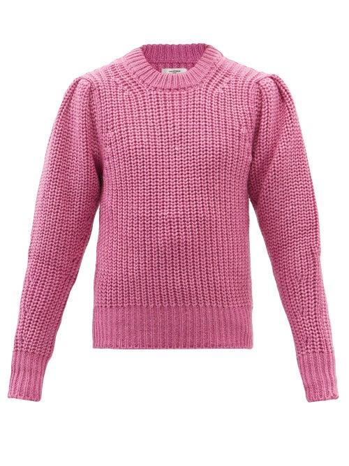 Isabel Marant Toile - Pleane Wool-blend Sweater - Womens - Pink