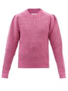 Isabel Marant Toile - Pleane Wool-blend Sweater - Womens - Pink