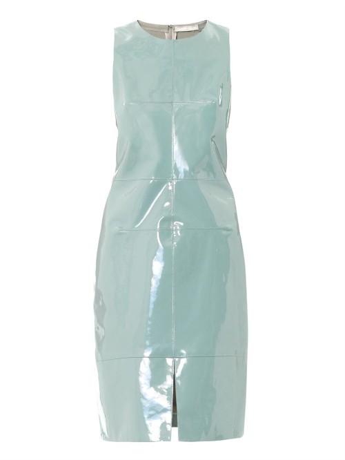 Richard Nicoll Patent Leather Panel Dress