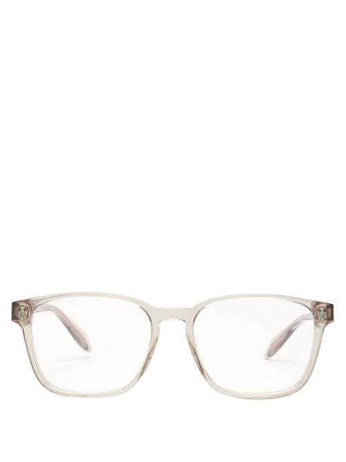Matchesfashion.com Alexander Mcqueen - Skull Inlay Acetate Glasses - Womens - Brown