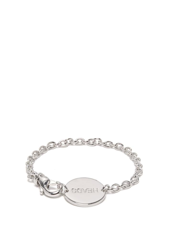 A.p.c. Engraved Bracelet