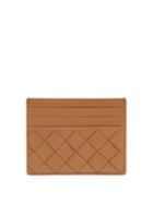 Bottega Veneta - Intrecciato Leather Cardholder - Womens - Tan