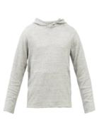 Lululemon - At Ease Cotton-blend Knit Hooded Sweatshirt - Mens - Grey