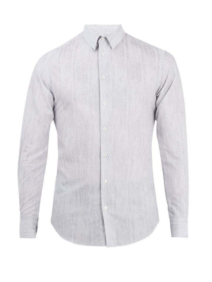 Giorgio Armani Striped Cotton Shirt