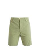 The Lost Explorer Chur Mid-rise Cotton Chino Shorts
