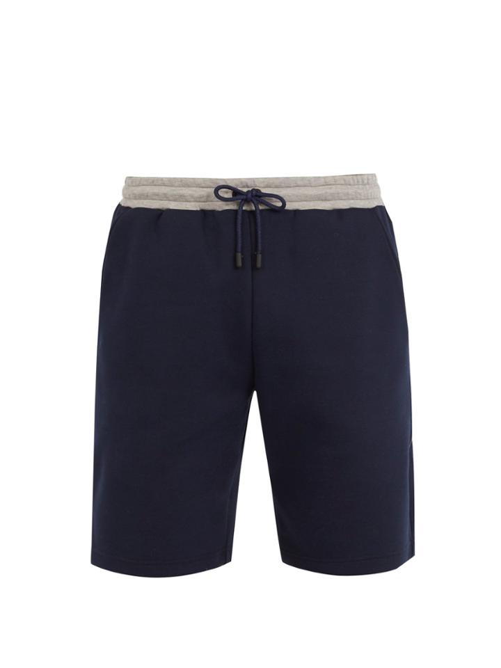 Fendi Logo-jacquard Tape-trimmed Shorts