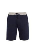 Fendi Logo-jacquard Tape-trimmed Shorts