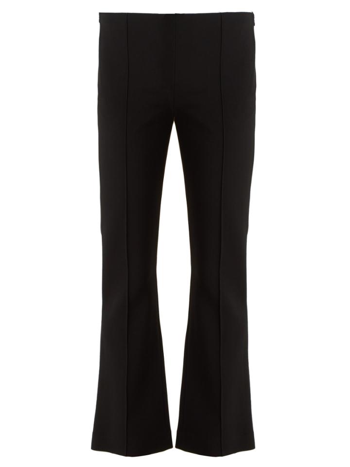 The Row Beca Stretch-cady Kick-flare Trousers