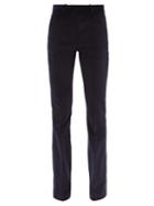 Matchesfashion.com Pallas Paris - Hubble High-rise Cotton-needlecord Trousers - Womens - Navy