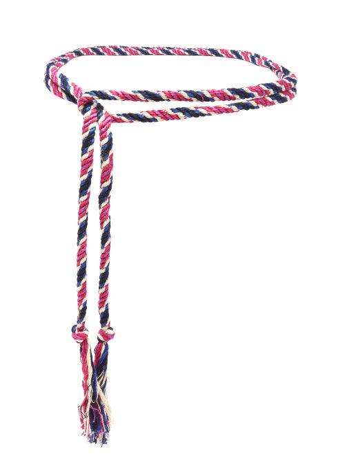 Isabel Marant - Lymah Rope Belt - Mens - Fuchsia