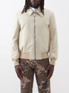 Givenchy - Cotton-twill Harrington Jacket - Mens - Light Beige