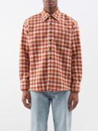 Our Legacy - Work Shop Above Checked Wool Shirt - Mens - Brown Multi