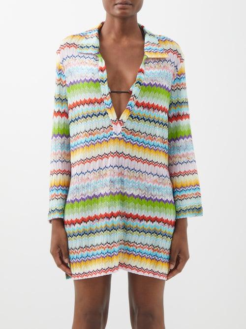 Missoni - Crochet-knit Kaftan - Womens - Multi