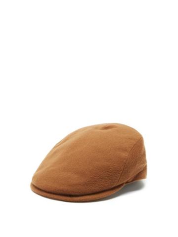 Lock & Co. Hatters - Escorial Wool-felt Flat Cap - Mens - Camel