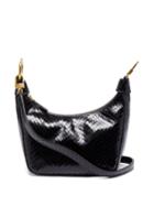 Matchesfashion.com Staud - Holt Snake-effect Leather Shoulder Bag - Womens - Black