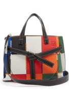 Matchesfashion.com Loewe - Gate Patchwork Leather Tote Bag - Womens - Multi
