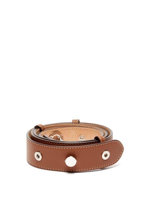 Matchesfashion.com Burberry - Leather Waist Belt - Womens - Tan