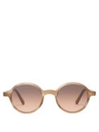 Matchesfashion.com L.g.r Sunglasses - Reunion Havana 64 Round Acetate Sunglasses - Mens - Beige