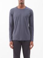 2xu - Aero Technical-jersey Long-sleeved T-shirt - Mens - Navy