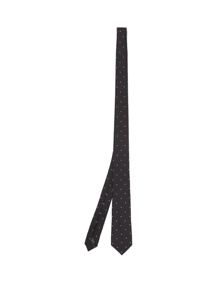 Dunhill Floral-jacquard Silk Tie