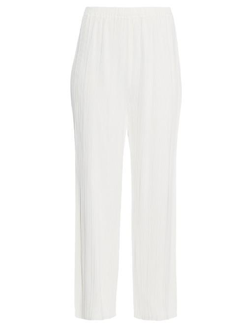 Proenza Schouler Pleated Crepe Flared Trousers