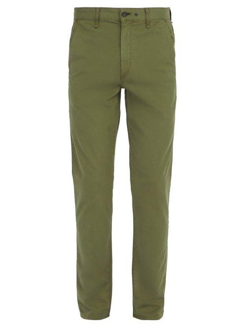 Matchesfashion.com Rag & Bone - Fit 2 Wool Blend Chino Trousers - Mens - Khaki