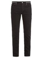 Givenchy Zip-detail Distressed Slim-leg Jeans