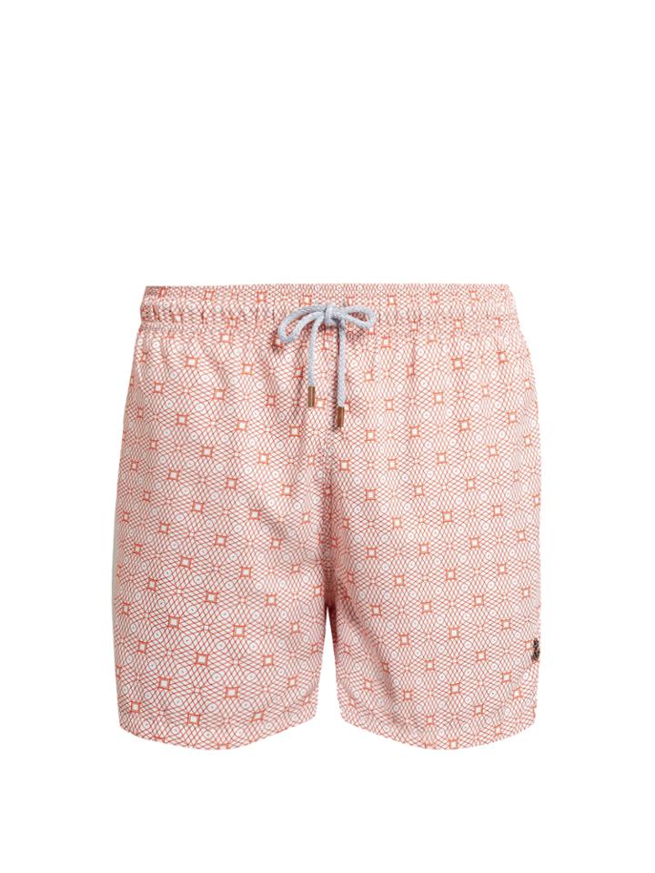 Retromarine Vintage-print Swim Shorts