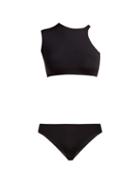 Matchesfashion.com Haight - Asymmetric Shoulder Bikini - Womens - Black