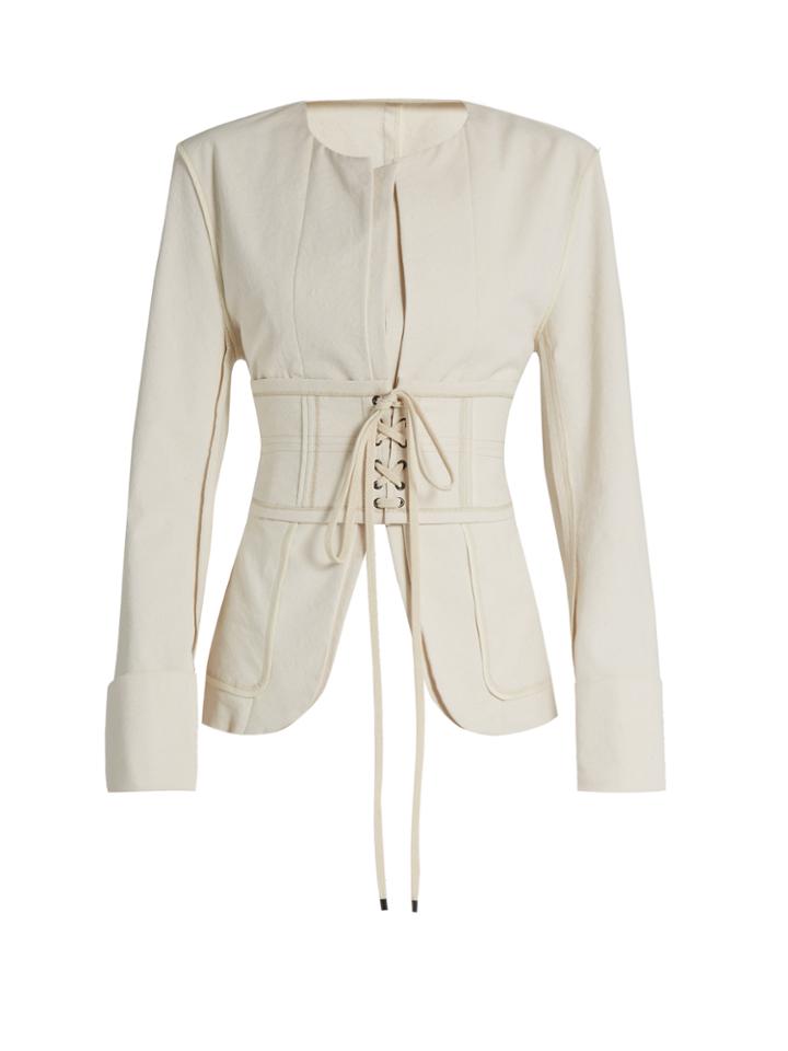 Isabel Marant Honey Corset-waist Jacket