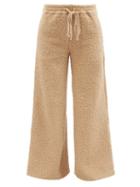 Staud - Rabbit Fleece Wide-leg Trousers - Womens - Camel