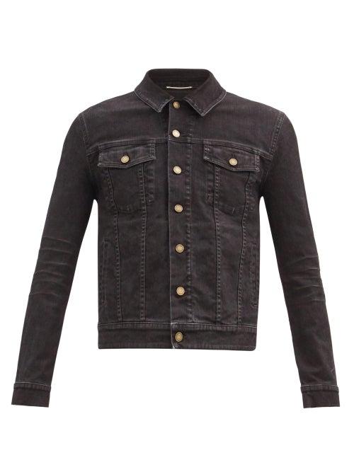 Matchesfashion.com Saint Laurent - Vladimir Denim Jacket - Mens - Black