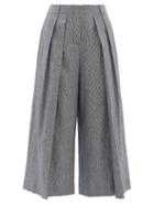 Matchesfashion.com Weekend Max Mara - Olato Trousers - Womens - Navy White