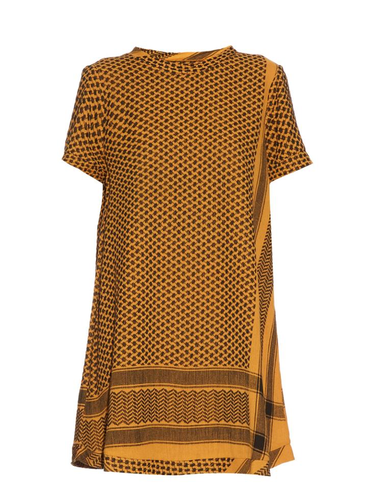 Cecilie Copenhagen Dress 1, 0, Scarf-jacquard Short-sleeved Dress