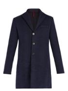 Matchesfashion.com Harris Wharf London - Herringbone Virgin Wool Jacket - Mens - Navy