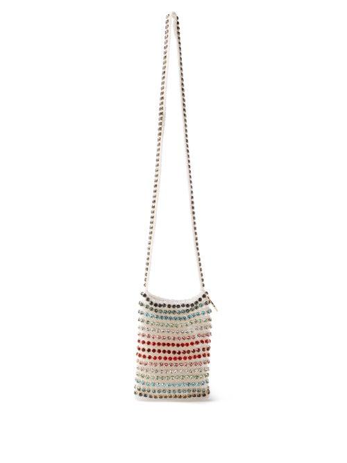 Rosantica - Crystal-embellished Crochet Cross-body Bag - Womens - Multi