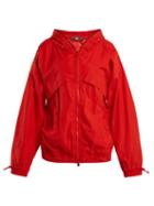 Matchesfashion.com Adidas By Stella Mccartney - Hooded Nylon Windbreaker Jacket - Womens - Red