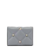 Matchesfashion.com Valentino - Candystud Leather Purse - Womens - Light Blue