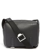 Loewe - Military Xs Leather Messenger Bag - Mens - Black